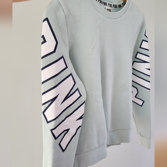PINK Varsity Crewneck Sweater - Picture 4 of 10